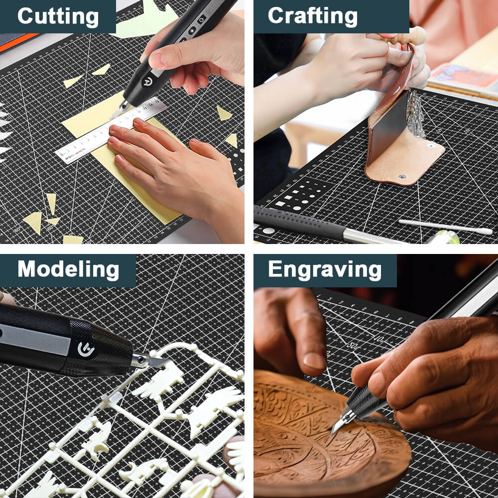 Hanboost Double Sided Cutting Mat with for DIY Crafts (Robot)